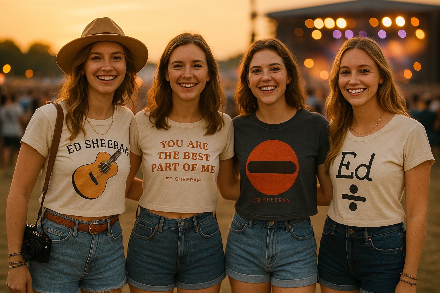 Ed Sheeran Concert Tee Design